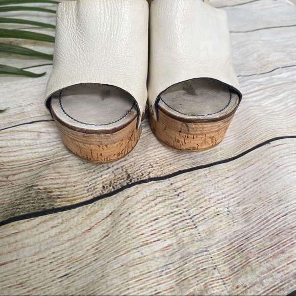 Mui Mui White Studded Platform Sandal Size 35.5 - Picture 6 of 12